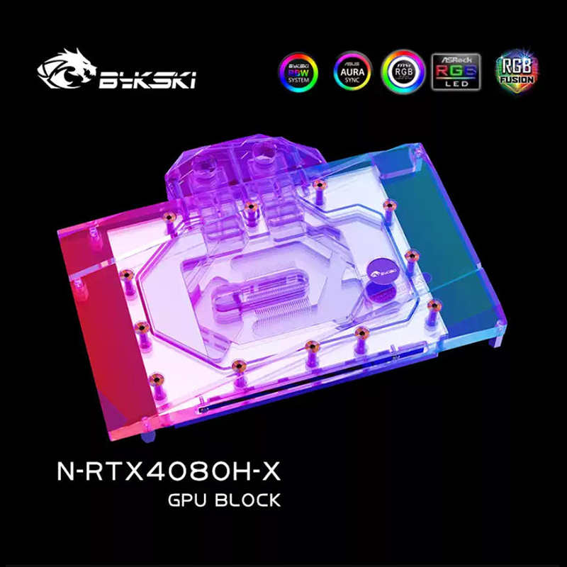 Nvidia Vga Rtx 4080 - Bykski GPU bloc d'eau pour NVIDIA