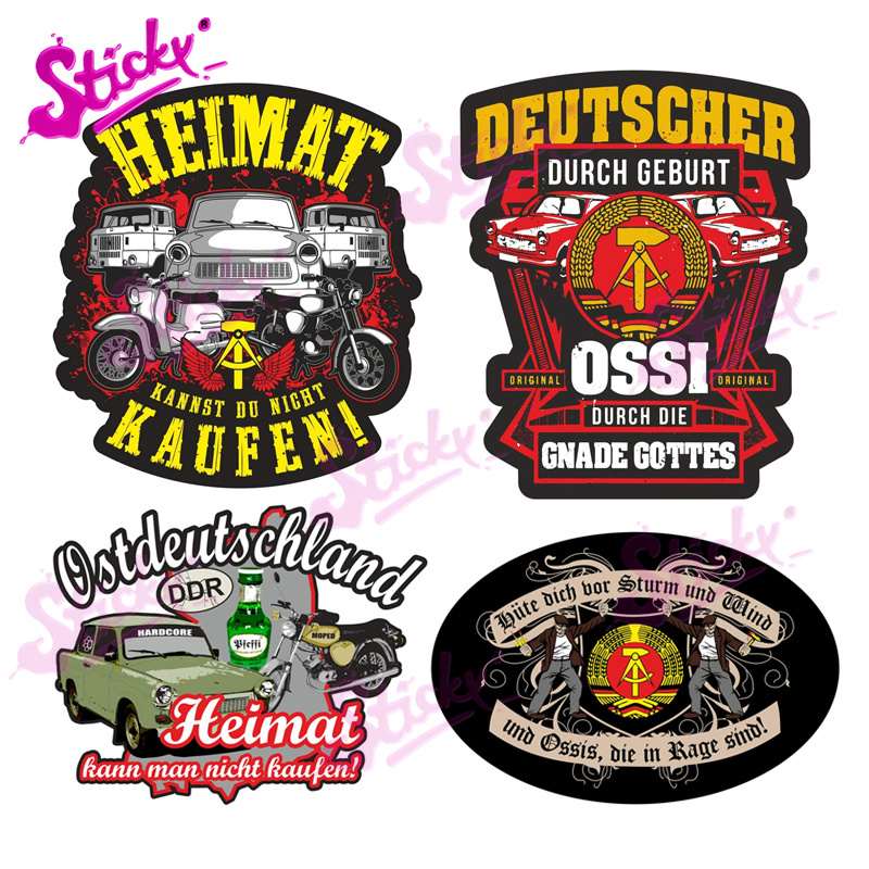 Laptop Accessories To Buy - Autocollant autocollant rétro allemand DDR, badges