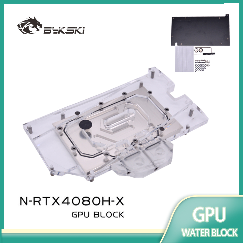 Nvidia Vga Rtx 4080 - Bloc GPU Bykski N-RTX4080H-X pour carte