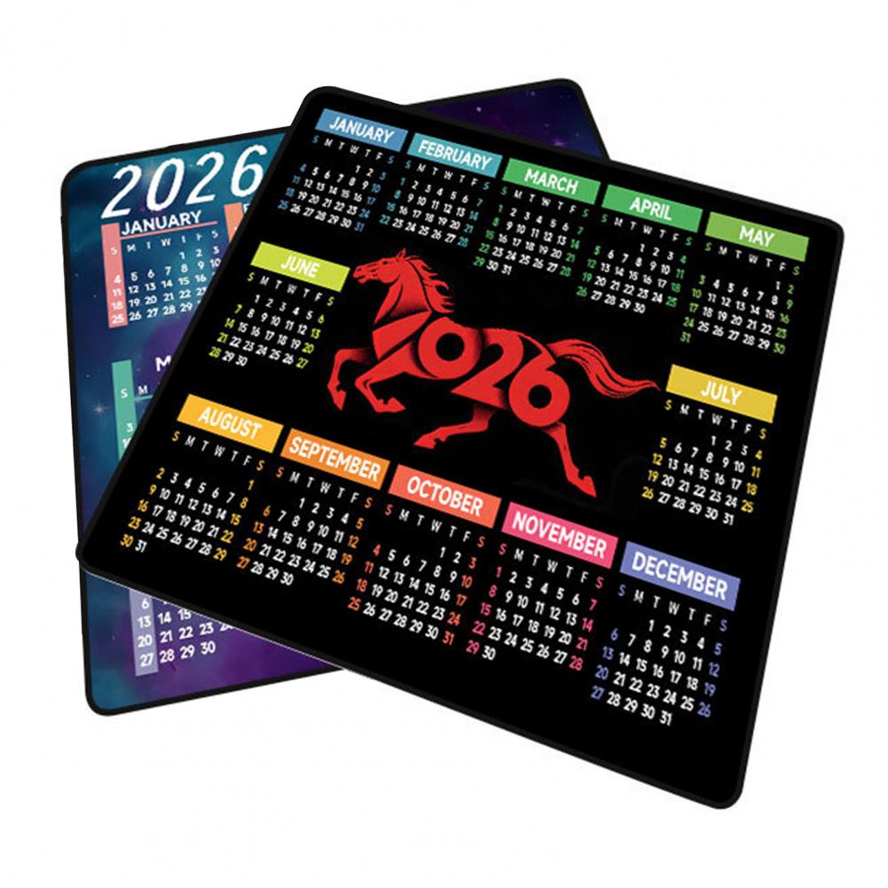 Laptop Accessories Mouse - Tapis de souris étanche avec calendrier