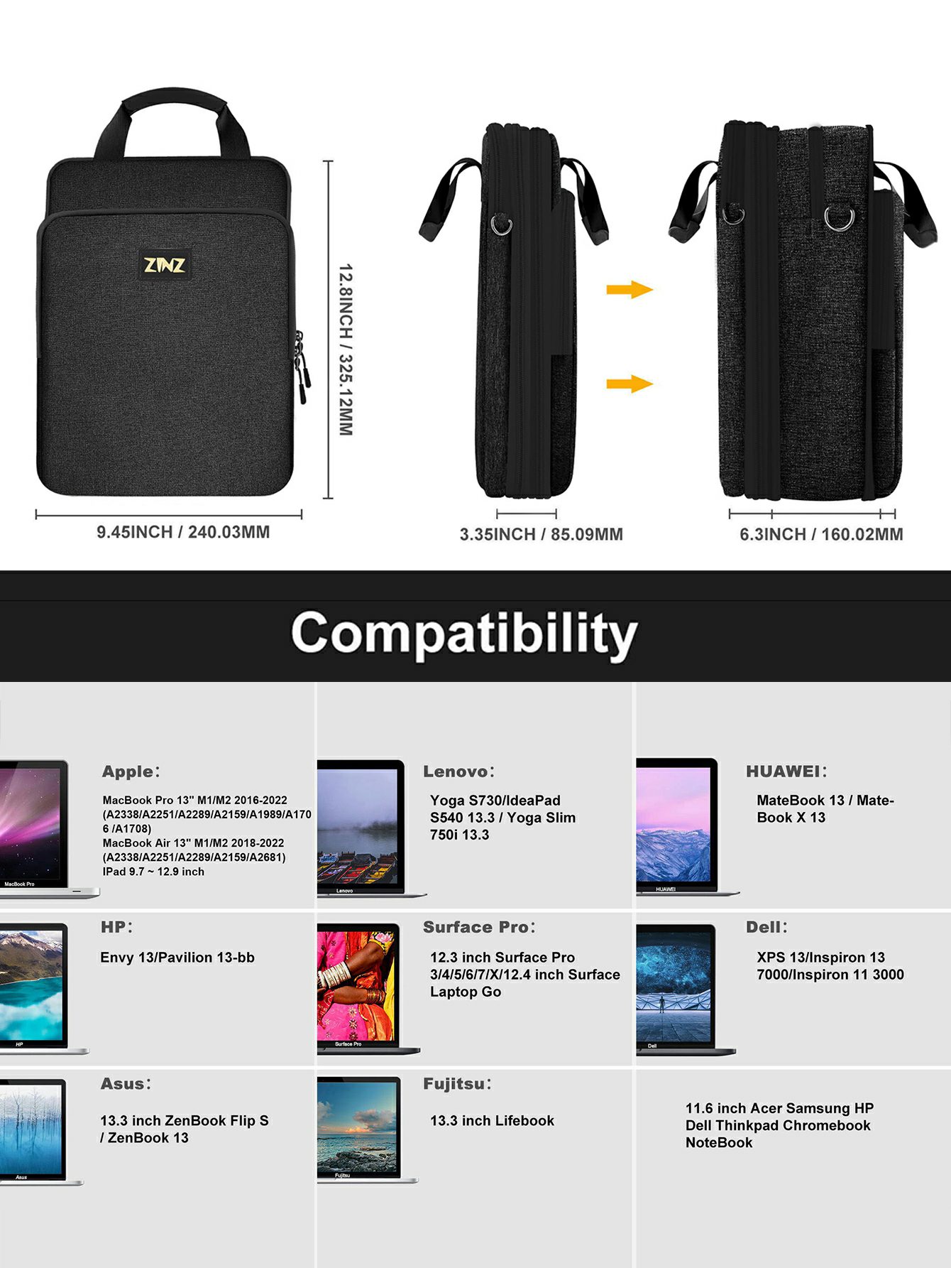 Sac pour ordinateur portable a - Laptop Accessories Travel Case avis et prix