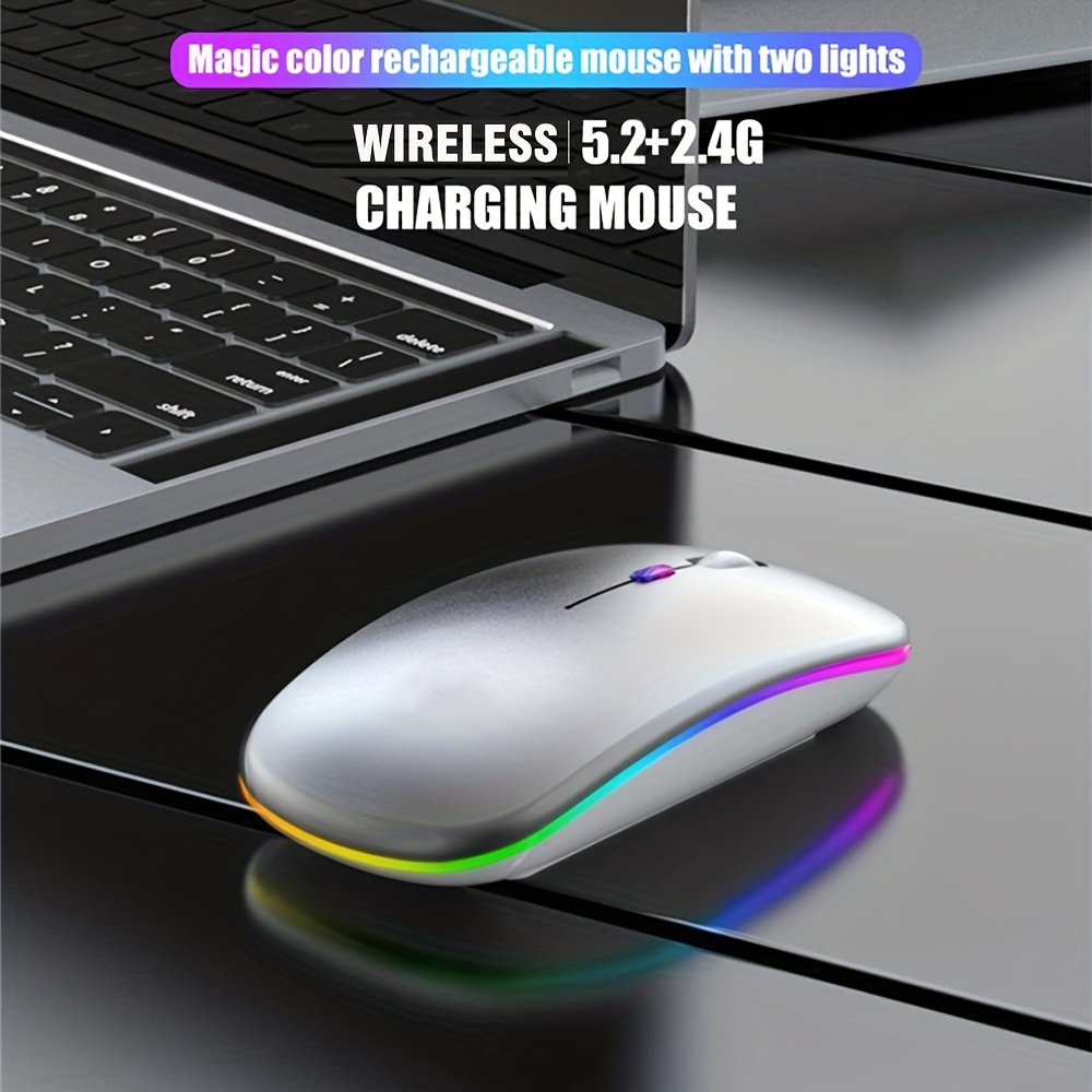 Souris sans fil rvb Rechargeab - Laptop Accessories Mouse avis et prix