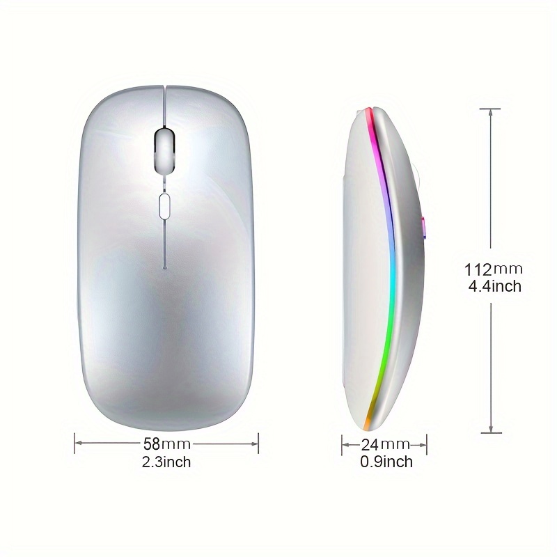 Souris sans fil rvb Rechargeab - Laptop Accessories Mouse avis et prix