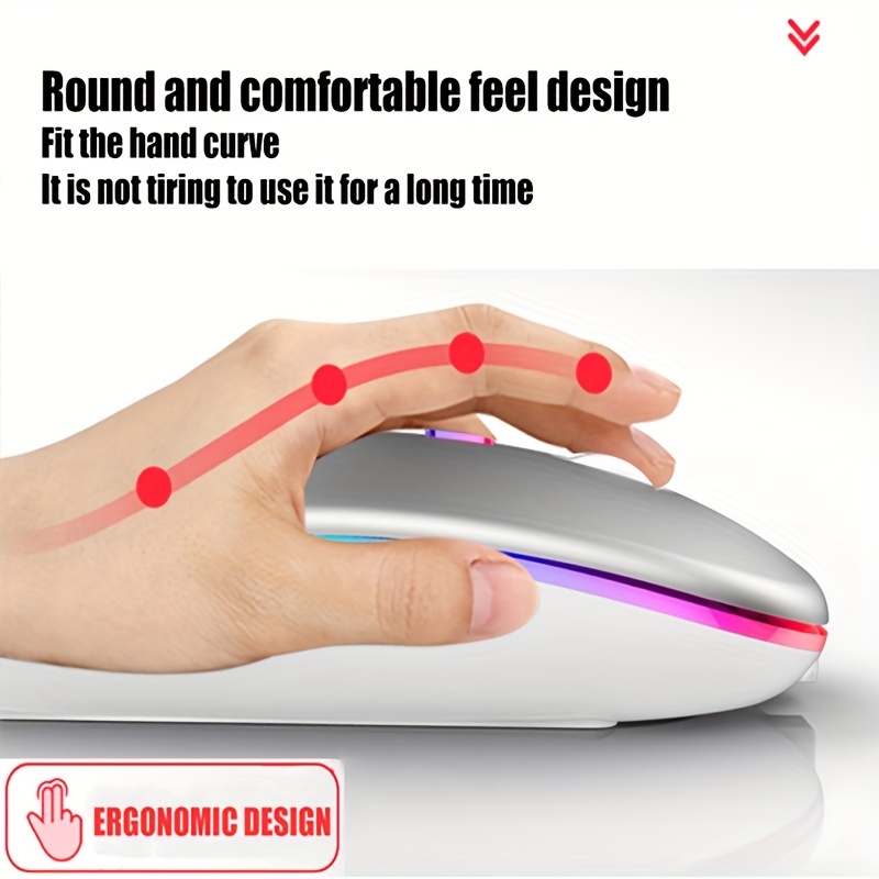Souris sans fil rvb Rechargeab - Laptop Accessories Mouse avis et prix