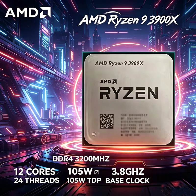 Processeur AMD Ryzen 9 R9 3900 - Amd Cpu Ryzen 9 avis et prix
