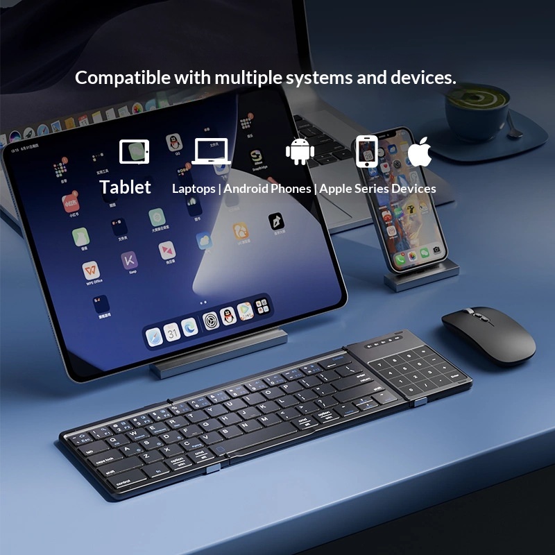 Clavier Bluetooth sans fil pli - Laptop Accessories Mouse avis et prix