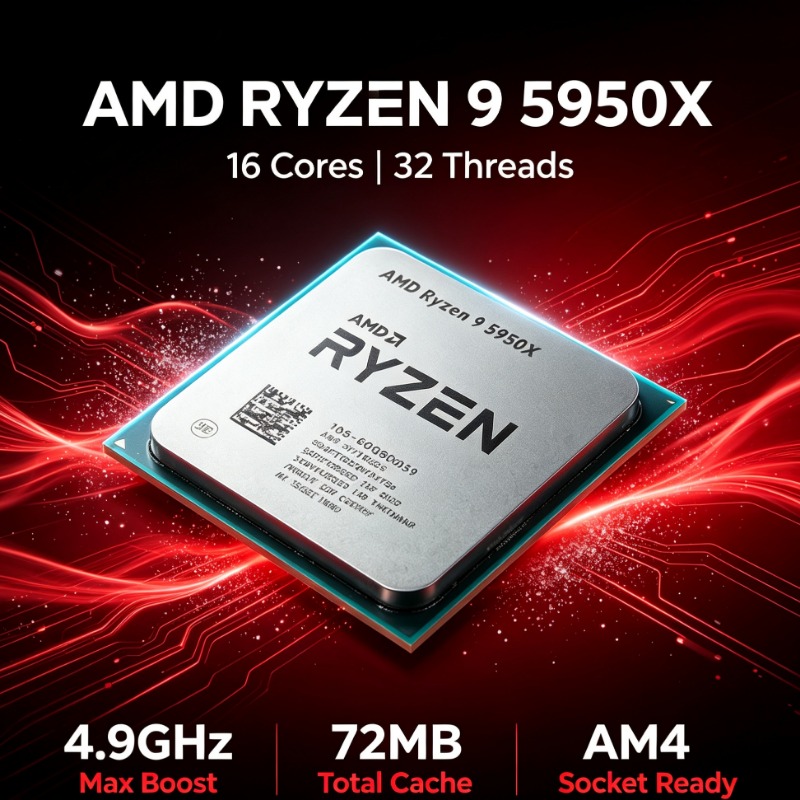 Processeur AM4 AMD Ryzen 9 595 - Amd Cpu Ryzen 9 avis et prix