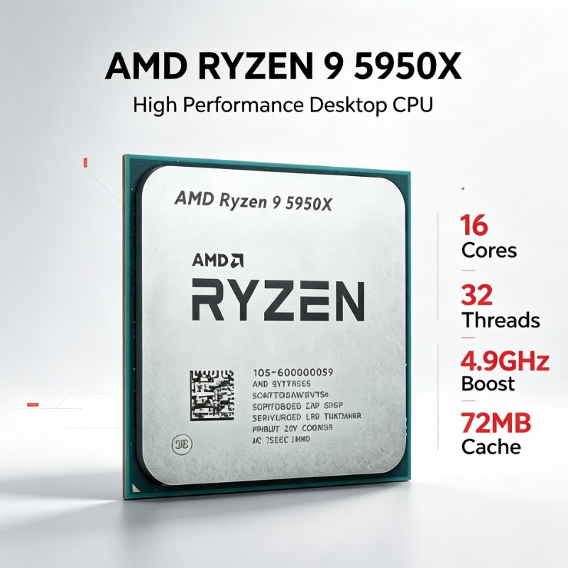 Processeur AM4 AMD Ryzen 9 595 - Amd Cpu Ryzen 9 avis et prix